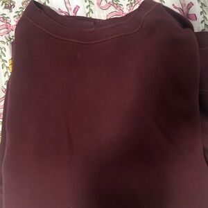 Aerie Deep Red Knit Top
